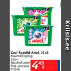 Geel-kapslid Ariel, 15 tk