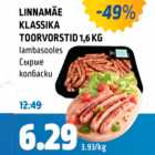 LINNAMÄE KLASSIKA TOORVORSTID 1,6 KG
