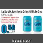 Allahindlus - Lahja alk. jook
Long Drink G:N A.Le Coq 
