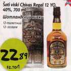 Allahindlus - Šoti viski Chivas Regal 12 YO, 40%, 700ml