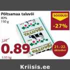 Allahindlus - Põltsamaa taluvõi
80%
150 g