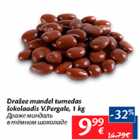 Allahindlus - Dražee mandel tumedas šokolaadis V.Pergale, 1 kg