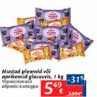 Allahindlus - Mustad ploomid või aprikoosid glasuuris, 1 kg
