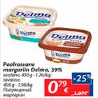 Allahindlus - Poolrasvane margariin Delma, 39%