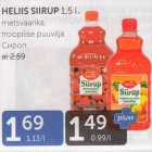 Allahindlus - HEELIS SIIRUP 1,5 L
