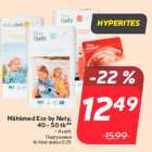 Allahindlus - Mähkmed Eco by Naty,
40 - 50 tk**

