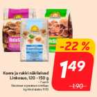 Allahindlus - Kaera ja rukki näkileivad
Linkosuo, 120 - 150 g

