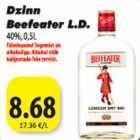 Магазин:Grossi,Скидка:Джин Beefeater L.D. 40%,0,5л
