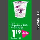 Allahindlus -  Farmi Hapukoor 20%, 500 g