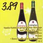 Itaalia Kaitstud geograafilise tähisega vein Tonino 9%, 0,75 l