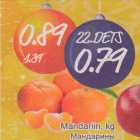 Mandariin, kg