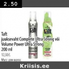Taft juuksevaht Complete Ultra Strong või Vоlumе Power Ultra Strong 200 ml