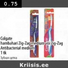 Allahindlus - Colgate hambahari Zig-Zag medium või Zig-Zag Antibacterial medium 1tk