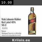 Allahindlus - Viski Johnnie Walker Red Label 40% 50 cl
