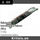 Rakvere LK toorsuitsuvorst Rakvere 280 g
