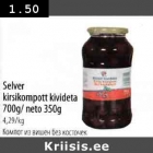 Магазин:Selver,Скидка:Компот из вишен без косточек