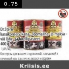 Allahindlus - Dr.Stern kassikonserv kana-,loomaliha- ja maksa- või lõhe- ja forellipasteet 