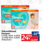 Mähkmed - Püksmähkmed Pampers