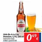 Alkohol - Hele õlu A.Le Coq Premium