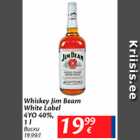 Allahindlus - Whiskey Jim Beam White Label 4YO