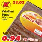 Vahvlitort Pauze