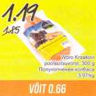 Wõro Kraakovi poolsuitsuvorst, 300 g