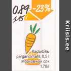 Kadarbiku porgandimahl, 0,5 l