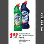 Allahindlus - Domestos Total
WC katlakivieemaldaja,
700 ml