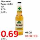 Allahindlus - Sherwood Apple siider õun 4,7% 0,33 L