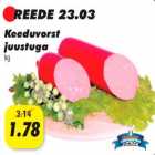 Keeduvorst juustuga kg