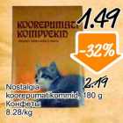 Nostalgia koorepumatikommid, 180 g