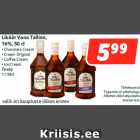 Allahindlus - Liköör Vana Tallinn,
16%, 50 cl