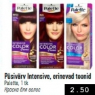 Püsivärv Intensive, erinevad toonid