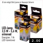 Allahindlus - LED-lamp, 3,5 W - 5,6 W, erinevad