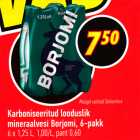 Магазин:Selver,Скидка:Газированная природная минеральная вода Borjomi, 6 шт в упаковке
