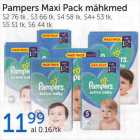 Подгузники Pampers Maxi Pack