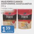 BALIO FORTE CLASSICO JUUSTUSNÄKID, JUUSTULAASTUD 100 G