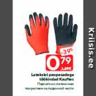 Allahindlus - Lateksist peopesadega
töökindad Kauftec
