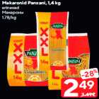 Makaronid Panzani, 1,4 kg
