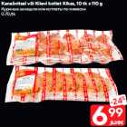 Kanašnitsel või Kiievi kotlet Kikas, 10 tk x 110 g
