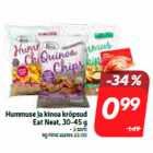 Hummuse ja kinoa krõpsud
Eat Neat, 30-45 g
