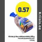 Allahindlus - Värske ja Hea rukkivormileib, 600 g