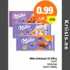 Milka šokolaad, 93 - 100 g