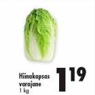 Hiinakapsas
varajane
1 kg