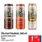 Alkohol - Õlu Karl Friedrich, 568 ml
