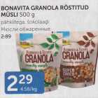 Allahindlus - BONAAVITA GRANOLA RÖSTITUD MÜSLI 500 G