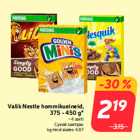 Allahindlus - Valik Nestle hommikueineid,
375 - 450 g*