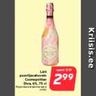 Allahindlus - Läti
puuviljavahuvein
Cosmopolitan
Diva, 6%, 75 cl