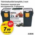 Tööriistakastide komplekt, 3 eset