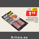 Rannarootsi Hirve
täissuitsuvorst, 175 g